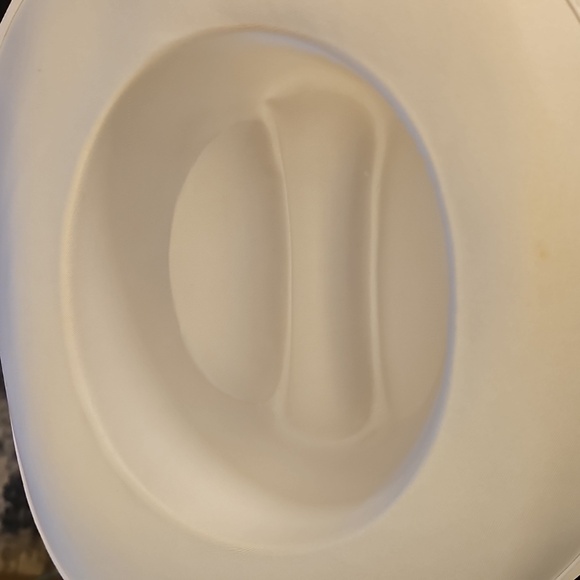 Girl's White Cowboy Hat with Pink Accent - Picture 4 of 4